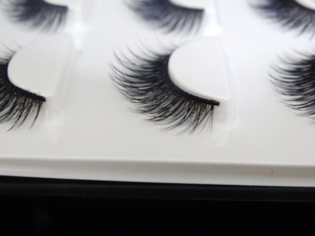 3D giả lông mi 3 cặp trang điểm nude thực tế tự nhiên một mí đôi cứng cứng lông mi ngắn long mi gia