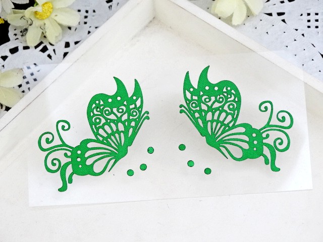 Ren Mắt Mắt Sticker Một cặp tái sử dụng vui tươi dễ thương sáng tạo bướm trang điểm mắt dán bóng mắt bảng mắt romand