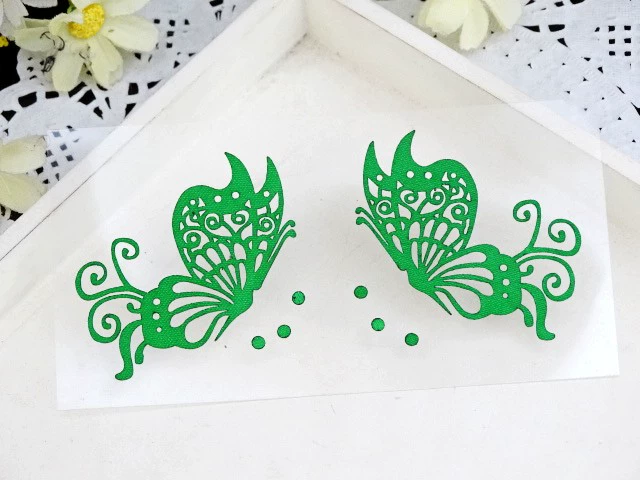 Ren Mắt Mắt Sticker Một cặp tái sử dụng vui tươi dễ thương sáng tạo bướm trang điểm mắt dán bóng mắt bảng mắt huda