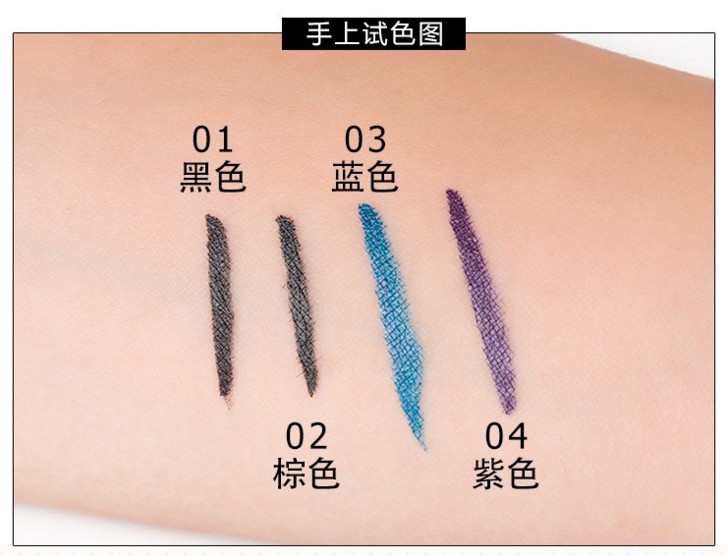 Không thấm nước và nhanh chóng làm khô bút kẻ mắt nước là không dễ dàng để smudge màu xanh nâu đen tím màu mắt kẻ mắt trang điểm kẻ line mắt