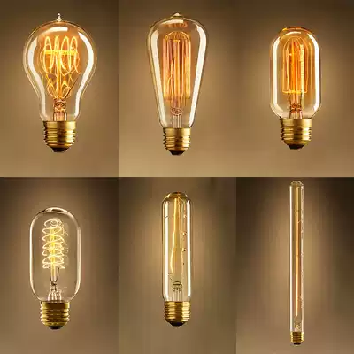 General E27 screw mouth 40W tungsten wire pyrotechnic bulb special Edison clothing store personalized decorative light source
