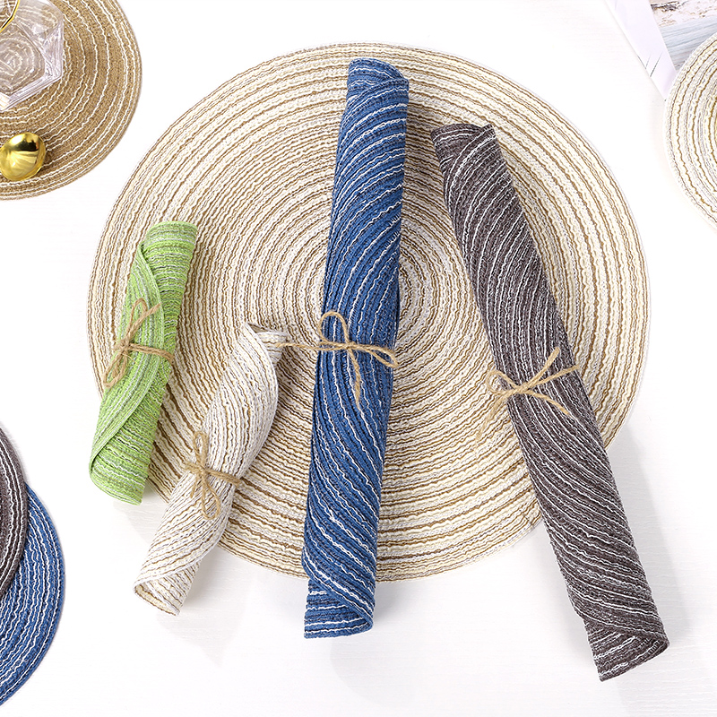 Table mat insulation household Nordic style Western table mat tea coaster round table mat ins wind tablecloth anti-scalding mat