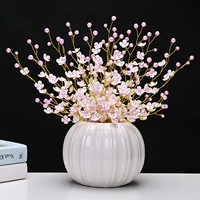 Белые сиреневые бусины, 1 шт