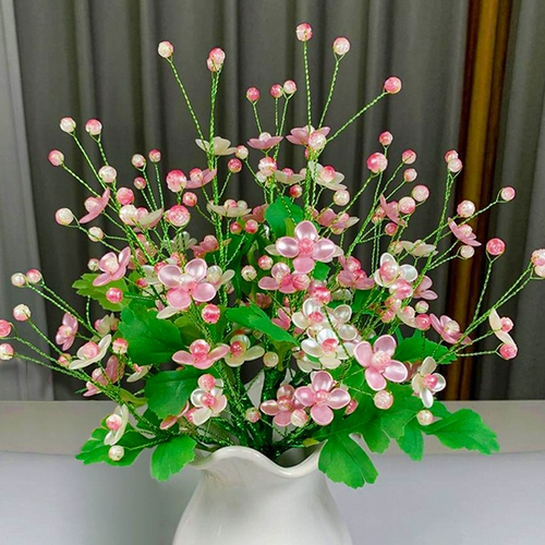 Набор материалов, плетеный браслет из бисера ручной работы, реалистичные цветочные композиции, бусины, DIY, домашний декор, букет