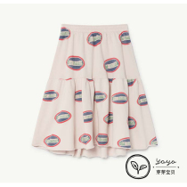 66 Do not return Bud Bud baby TAO 19AW girl geometric letter casual skirt