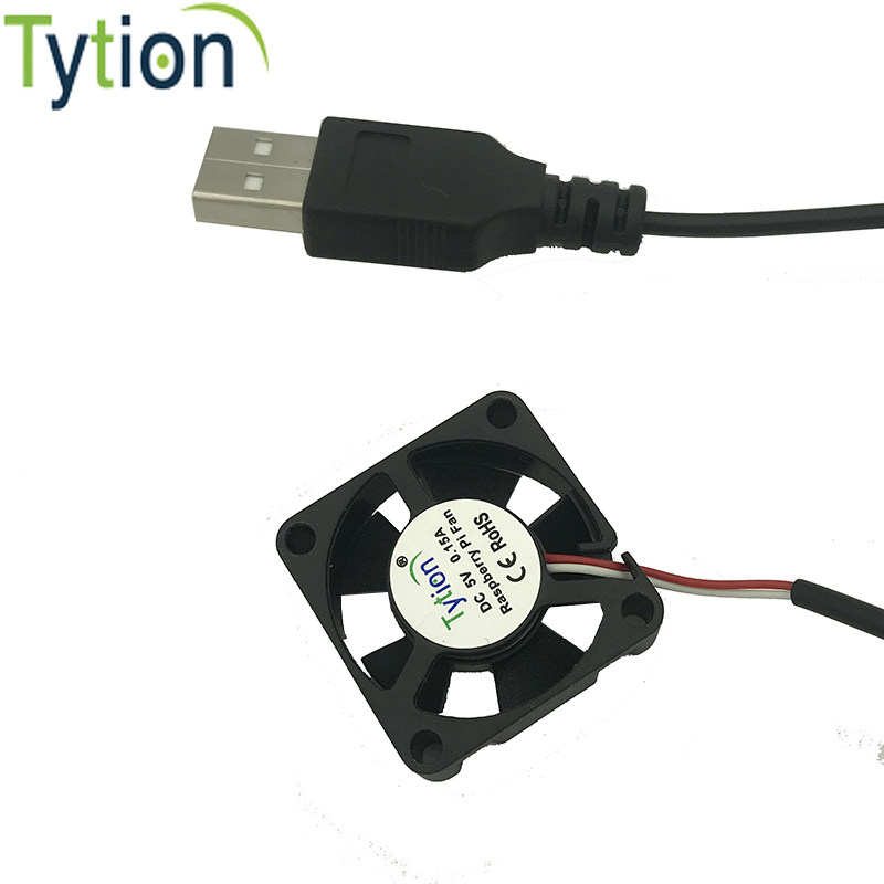 树莓派开发板 5V USB 散热风扇 线长1米 3010 2510 2.5CM 3CM