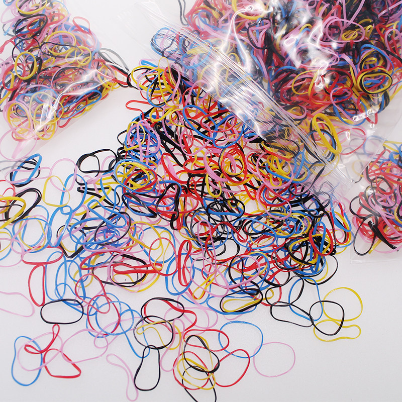 Pet dog beauty special rubber band packed with braid long hair cat shape