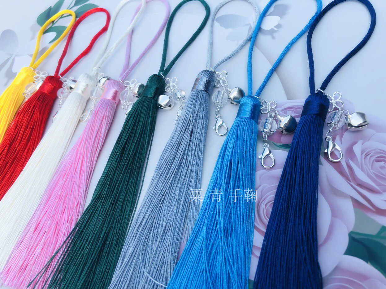 Hand bow ball flow Su Suzuki hanging decoration Hooded Bag Pendant 12cm Stream suscion Pendant Diy Pure Handmade Homemade Accessories