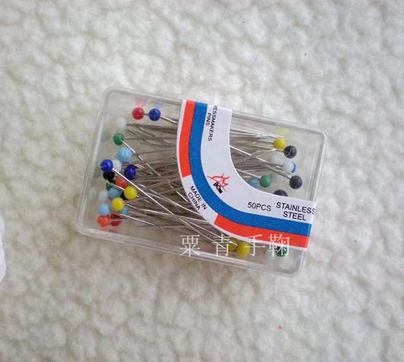 Hand Bow Ball Equal Division Ball Positioning Needle High Temperature Resistant Steel Glass Bead Needle Diy Handmade Clothing Bouquet Fixing Needle