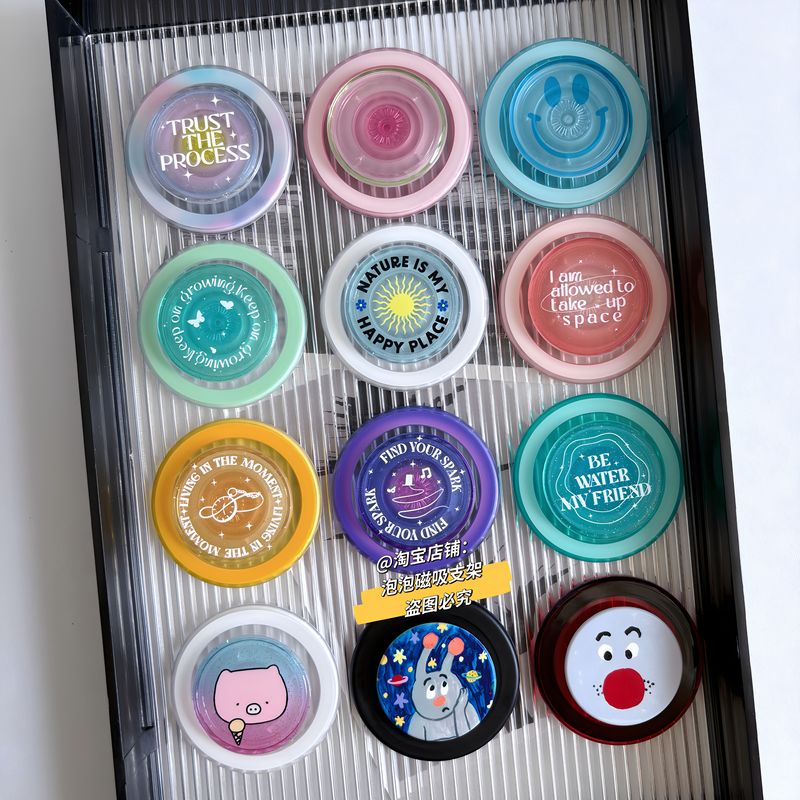 【Popsockets Universal】Magnetic Stand Huaqiangbei Alternative Overseas Plant-Based Heart Tide Watermelon Bubble