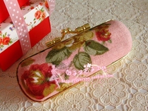 Handmade DIY gold box lipstick box lipstick box change box seal box needle box Non-finished product