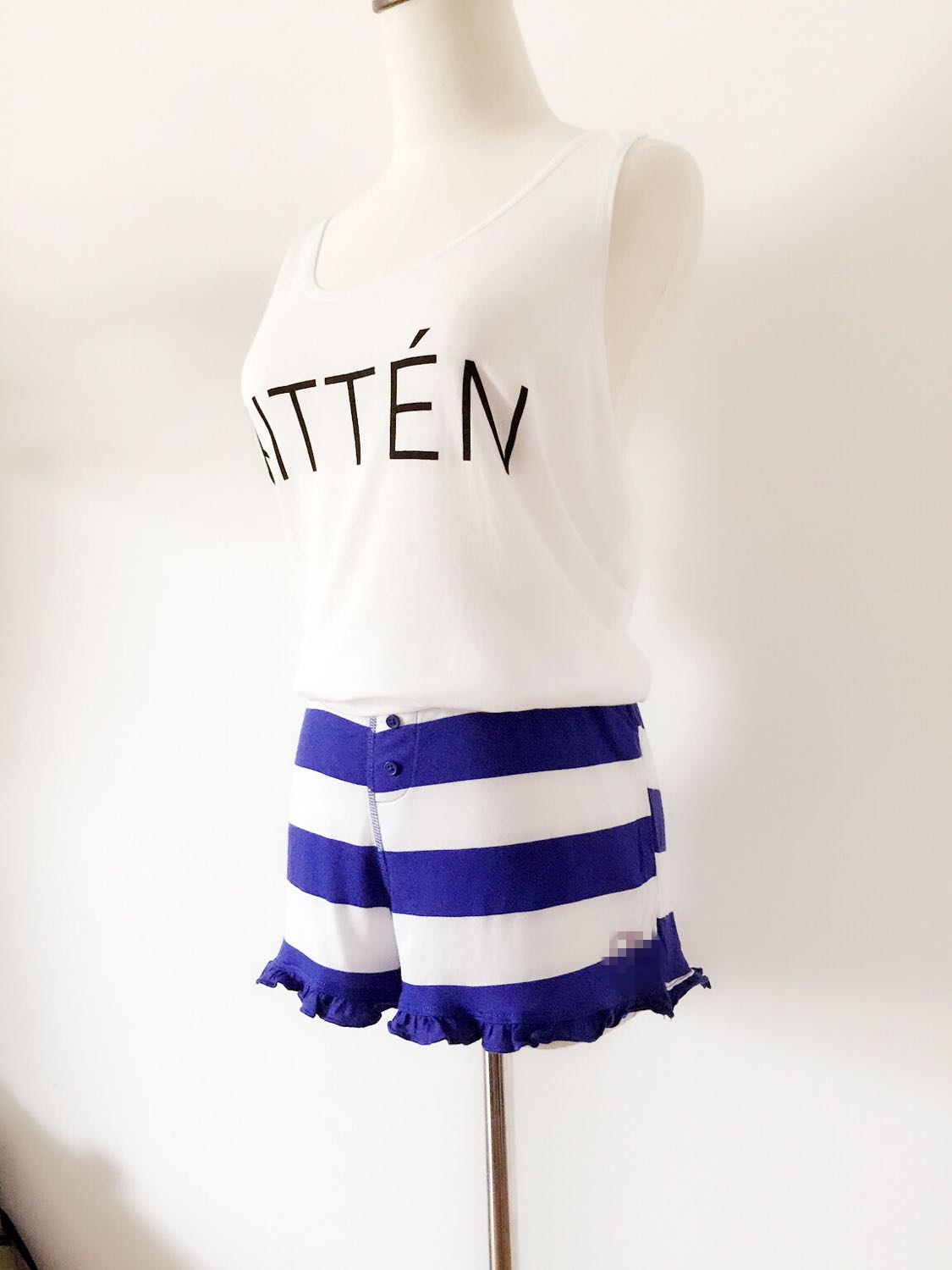Cotton nhà gợi cảm quần short nhỏ thanh niên quần nóng ngủ quần phẳng góc đáy quần an toàn nữ mùa hè cộng với phân bón XL quan sot nam