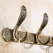 Antique clothes hook row hook European style clothes hook Wall wall hanging bathroom clothes hook Behind the door clothes hook Retro wardrobe