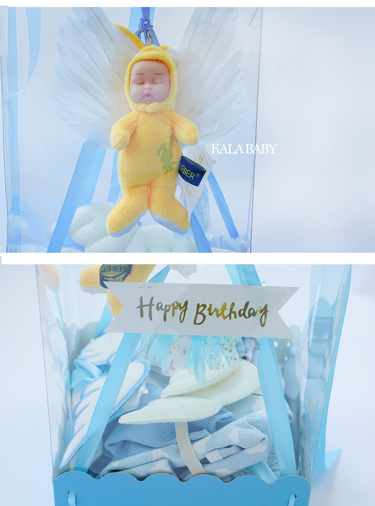 Mùa thu cho bé sơ sinh quà tặng quần áo cotton bộ quà tặng hộp đồ cho trẻ sơ sinh