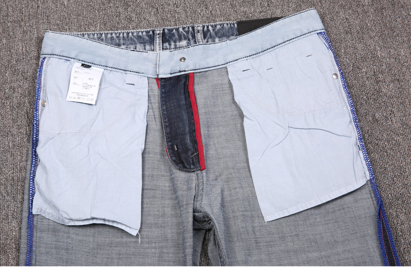 Trạm châu âu 18 năm cho nhập khẩu mùa xuân và mùa hè phần mỏng sang trọng người đàn ông thở của jeans stretch thẳng mỏng quần nam