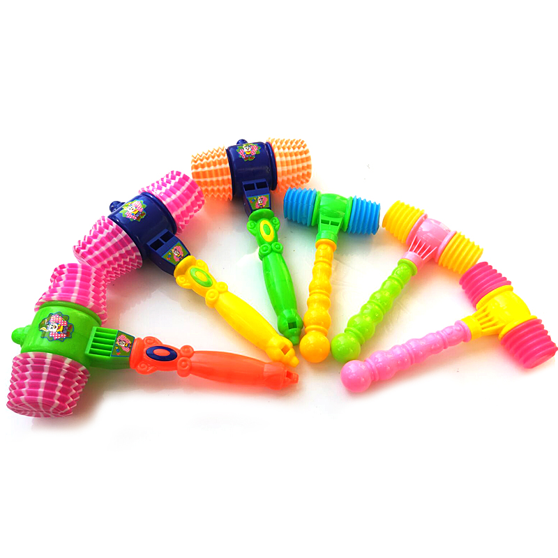 Large plastic sounding hammer plastic toy hammer sounding hammer program activity props plastic toys