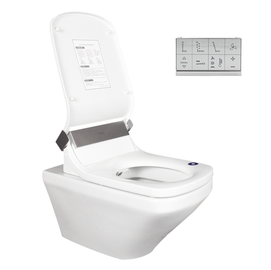 Duravit 253759 253709 with hidden water tank wall-mounted smart toilet 610200 smart cover