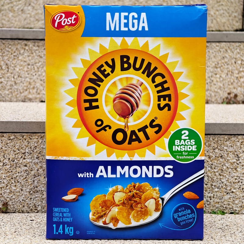 Canada's Honey Bunches of Oats Almond Honey Oatmeal Sweet and Crispy Breakfast Cereal