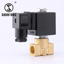 STP21-04-AC220V solenoid valve high temperature and high pressure brass 3 minutes 4mm1 6mpa water inlet solenoid valve