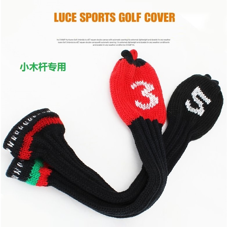 Golf club cover small wooden leg ball head protected wool digitally resilient crazy promotion