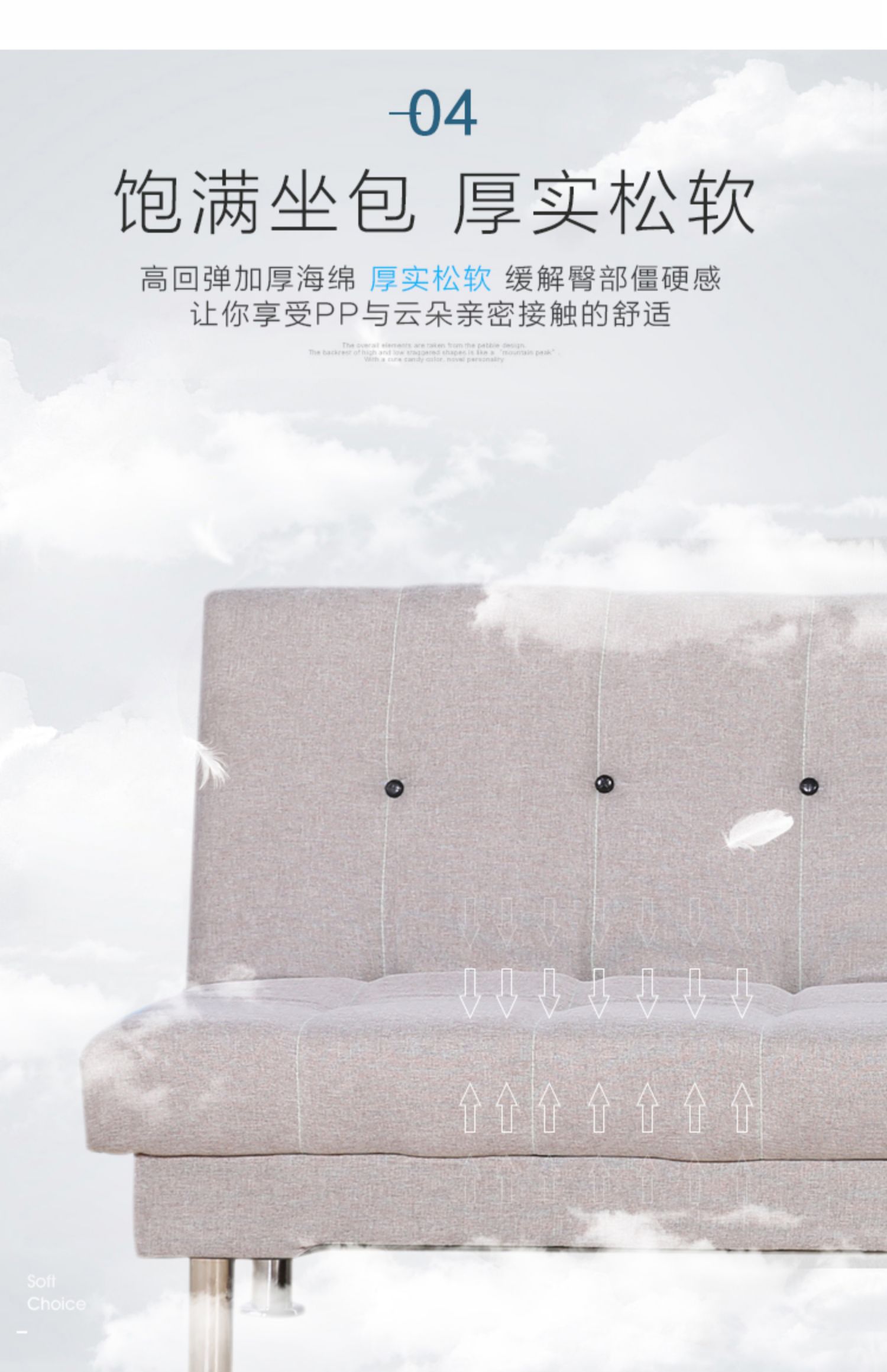 Có thể gập lại đơn giản sofa giường 1,8 m 1,5 ba căn hộ nhỏ hiện đại nhỏ gọn đa chức năng beanbag kép sử dụng - Ghế sô pha sofa văng nỉ