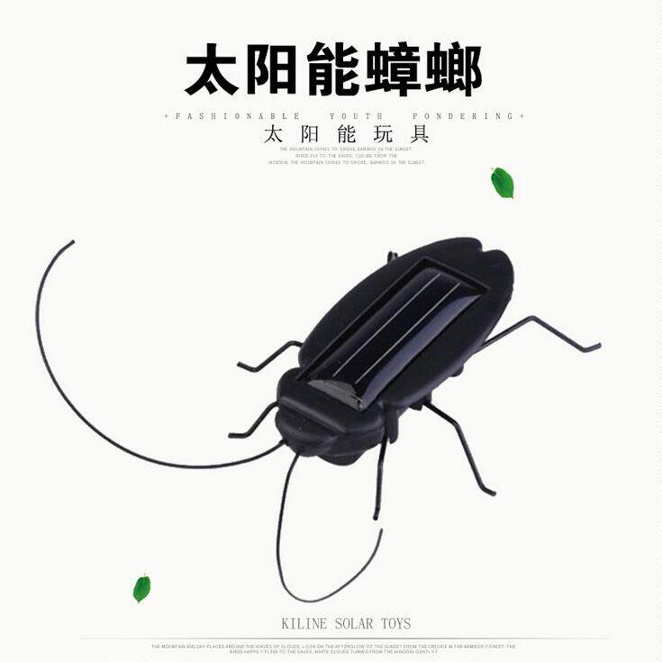Creative solar bug cockroach grasshopper small strong multi-foot worm puzzle whole person funny children's toys