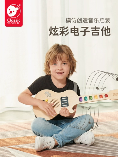 Электронная гитара подходит для мужчин и женщин для школьников для начинающих, игрушка, музыкальные инструменты, укулеле с партитурой