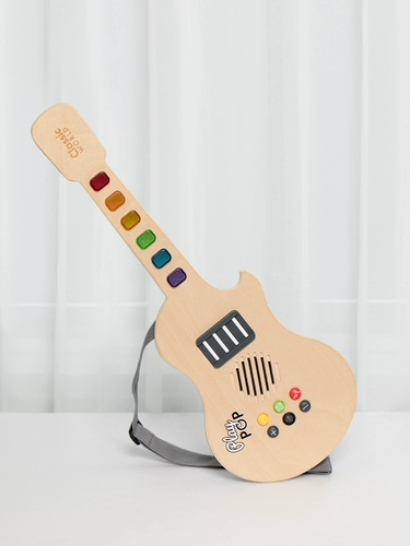 Электронная гитара подходит для мужчин и женщин для школьников для начинающих, игрушка, музыкальные инструменты, укулеле с партитурой