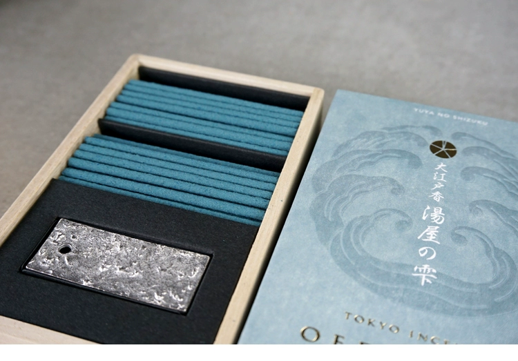 Hội trường thơm Nhật Bản Nhà súp thơm Oedo incense Hương ngắn dòng 6cm có mùi thơm thiếc - Sản phẩm hương liệu vòng trầm đeo tay
