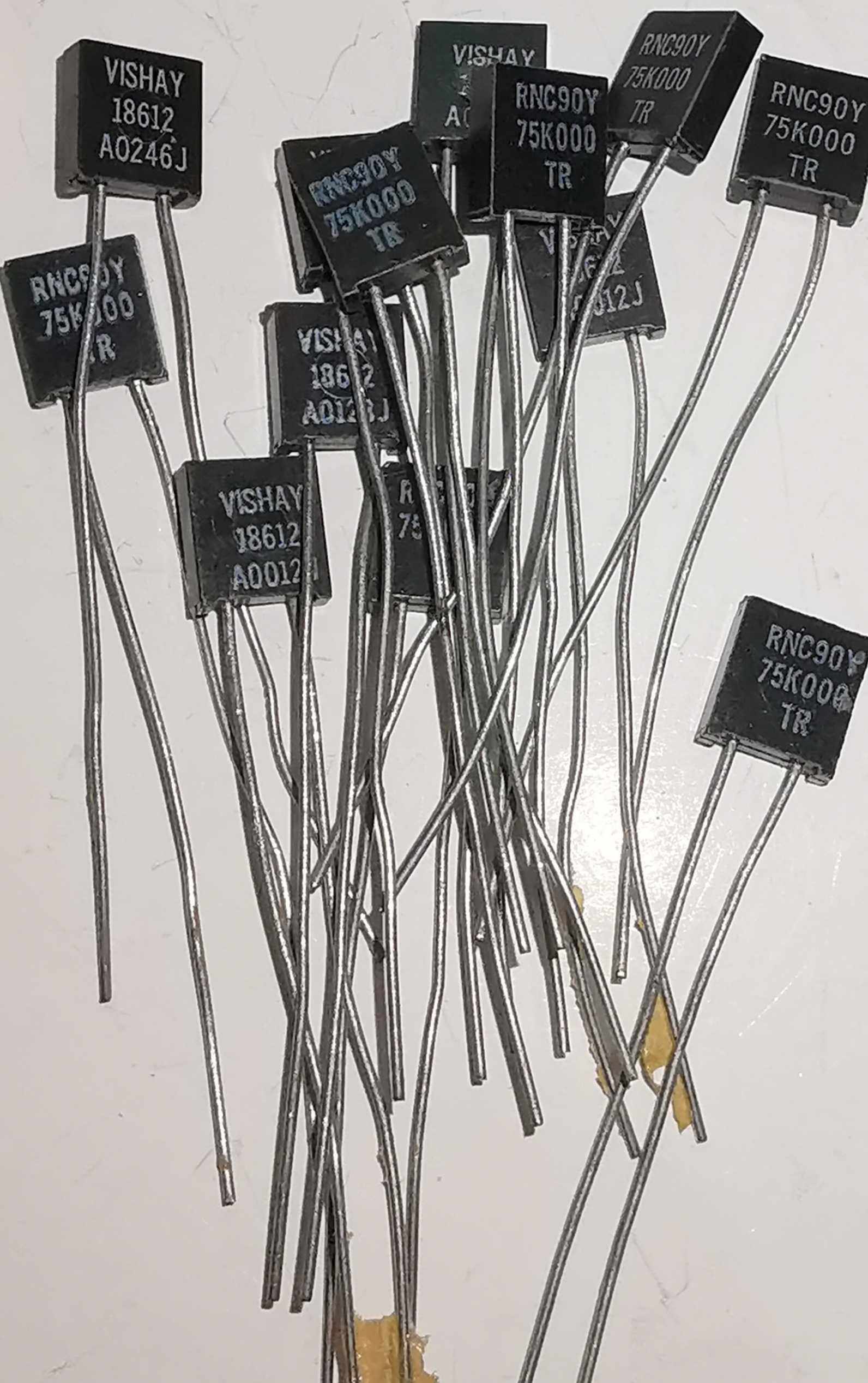 75K VISHAY RNC90Y 75K000 TR Precision Senseless Grain Foil Benchmark Resistance