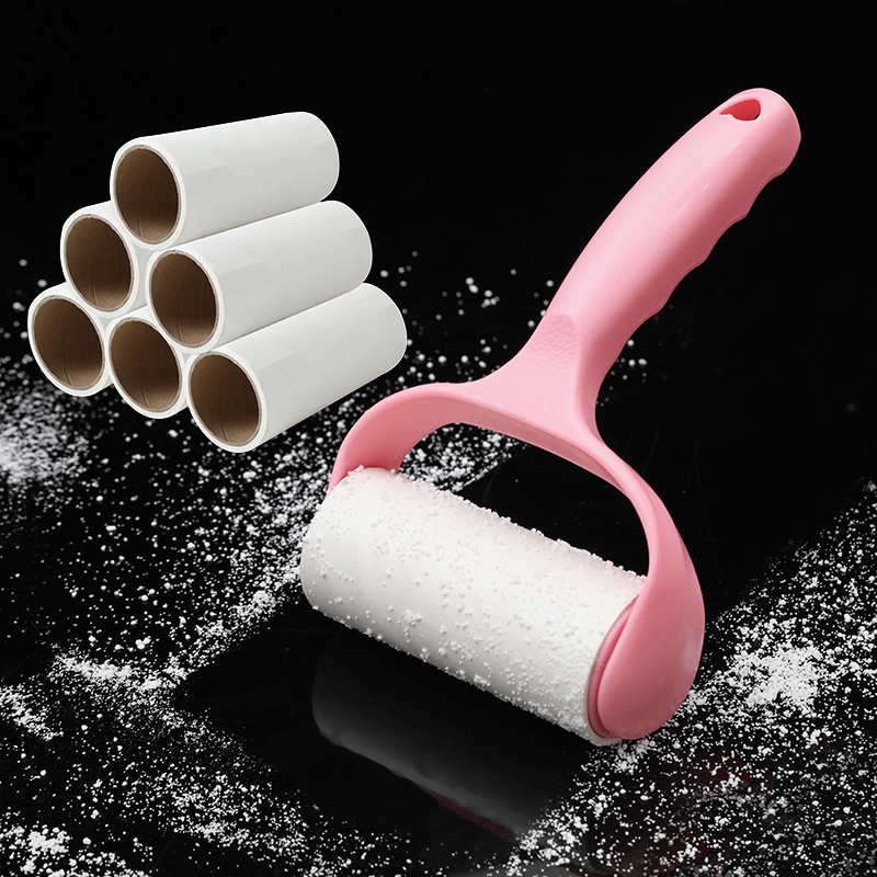 Portable peelable sticky hair artifact multifunctional roll drum pet cat dog cleaning dust remover hair remover sticky hair remover