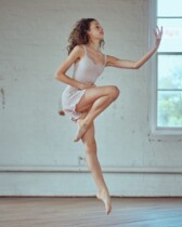 British imported Basilica cross suspender halter ballet dress body suit Yoga practice suit 0238