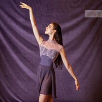 DM Italian high end custom Dellalo Milano ballet dance shape dress yoga suit CD21034