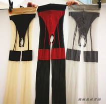 3D ultra-thin fake underwear fake long tube splicing sling stockings hollow pantyhose sexy ultra-thin anti-hook silk pantyhose