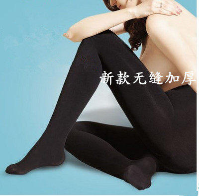 Seamless Silk Socks Second-generation Integrated Pants Socks VELVET Sexy 360 degrees without any marks The thick women in the spring and autumn