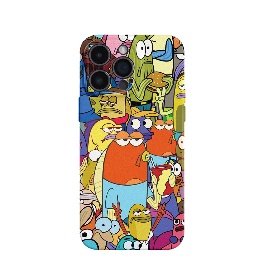 Over the Mountain Suitable for iPhone Apple 17promax mobile phone protective case 16plus high-end art 15 unique ins style 14 niche designer model 13 will not hit the shell 12 soft shell