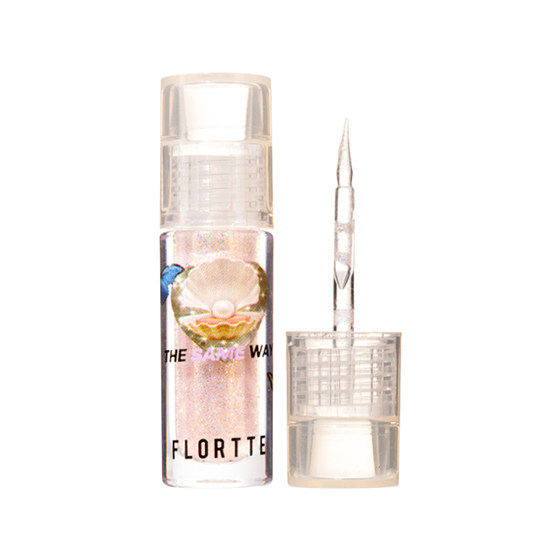 FLORTTE/FLORTTE 리퀴드 아이 섀도우 팔레트 울트라 샤이니 플레이크 파인 글리터 하이라이트 누에 눈물 메이크업 스파클링