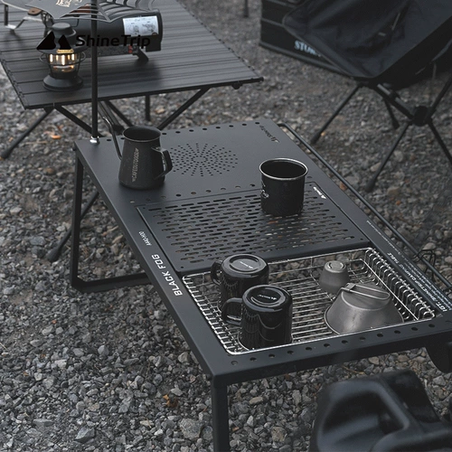Портативный универсальный металлический стол для пикника для кемпинга