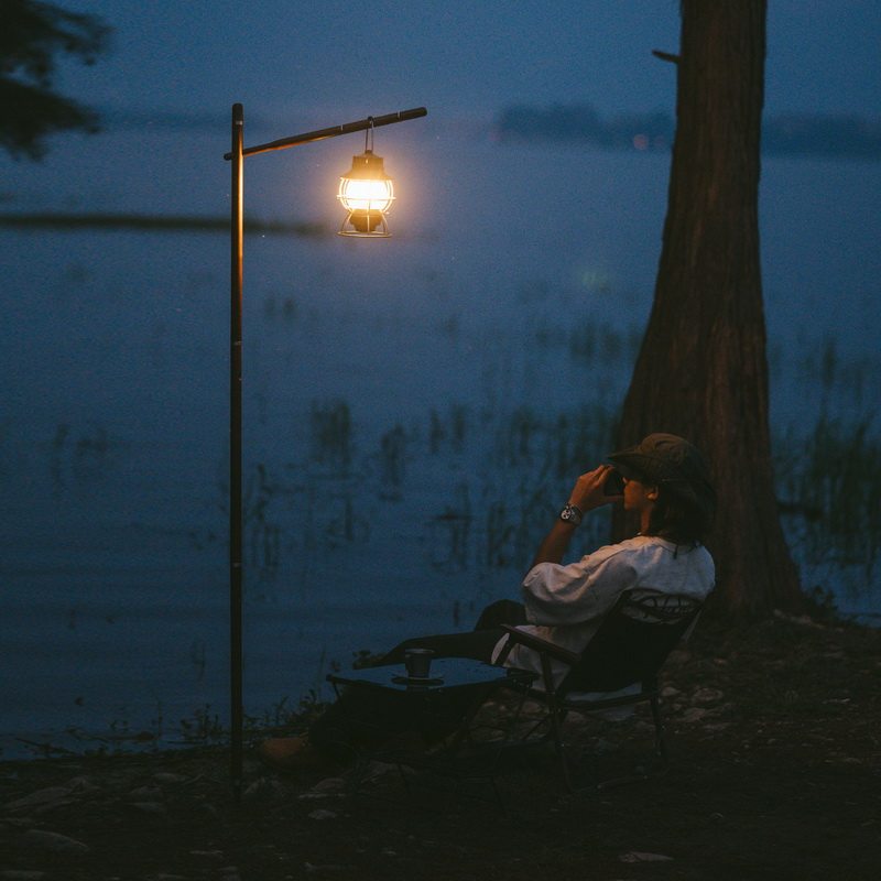 Naturehike Norway Mu Creek outdoor removable walnut lamp frame portable camping tent lighting bracket