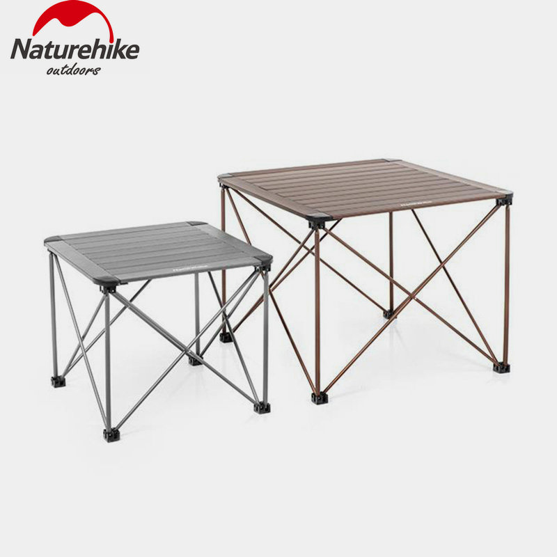 Naturehike portable outdoor folding table ultra-light aluminum alloy camping table camping picnic table and chairs