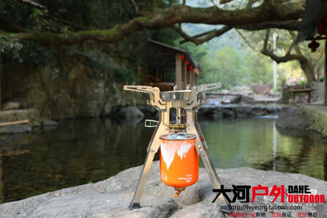 Fire Maple fms-108 Bếp gas cắm trại Titan ngoài trời siêu năng lượng tự lái bếp câu cá dã ngoại - Bếp lò / bộ đồ ăn / đồ nướng dã ngoại bếp cồn mini
