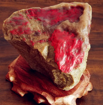 Natural Changhua Stones Original Stone Pendulum for Hung Wan When the head soft steel bottom Bahrain Lao Tian Huangshi (already tied)