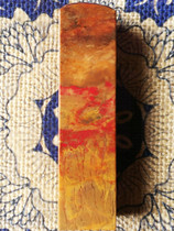 Natural Changhua Chicken Blood Stone Seal Engraved Colorful Frozen Good Luck with Blood on All Sides Bahrain Shoushan Laos Tianhuang Stone