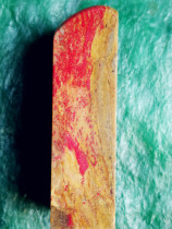 Natural Changhua Stones Seal Seal Engraving (large red robe) Soft steel bottom blood red and bright Bahrain Shou Mountain Lao Tian Huang