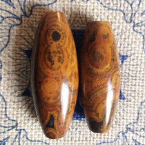Meng Tianzhu Nine Eye Page Rock Rare Same Material Gold 8-character Tianzhu Couple Collection Grade Alashan Eye Original Stone