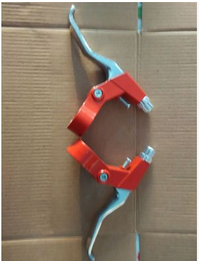 Mountain car bicycle all aluminum alloy brake all aluminum three fingers brake red brake all aluminum alloy