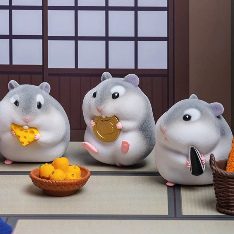 Eat Goods Small Hamster Bull Paparazzi Blind Box Second Play 2 Generations Void of Things to No Two Ma's Uncle Cute Cute Teenage Gifts