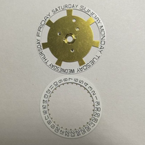 Second-hand original disassembly parts Swiss ETA2834-2 calibre calendar disc Week disc 2836-34 Universal