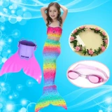 Купальник, детский наряд маленькой принцессы для школьников, крой «рыбий хвост»