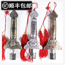  Taiji sword body sword magic stainless steel mulan telescopic send sword spike send elderly gift unopened blade
